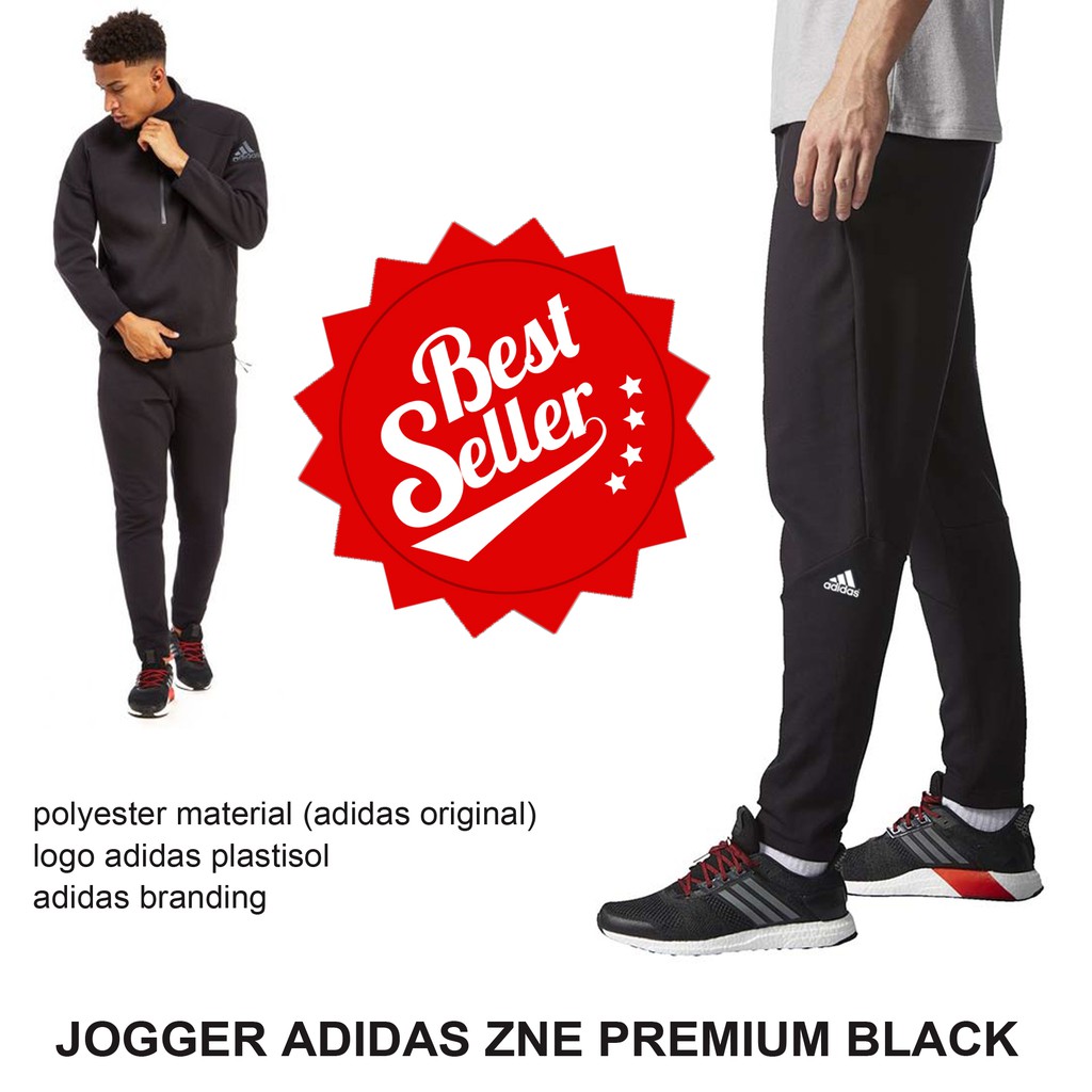 Celana Joggerpants Adidas Zne Black Premium / Celana Panjang Adidas / Celana Training Adidas