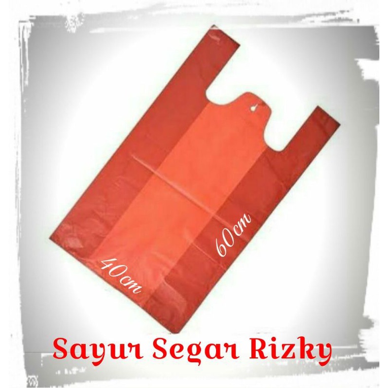 Plastik, Kantong Plastik Merah Besar