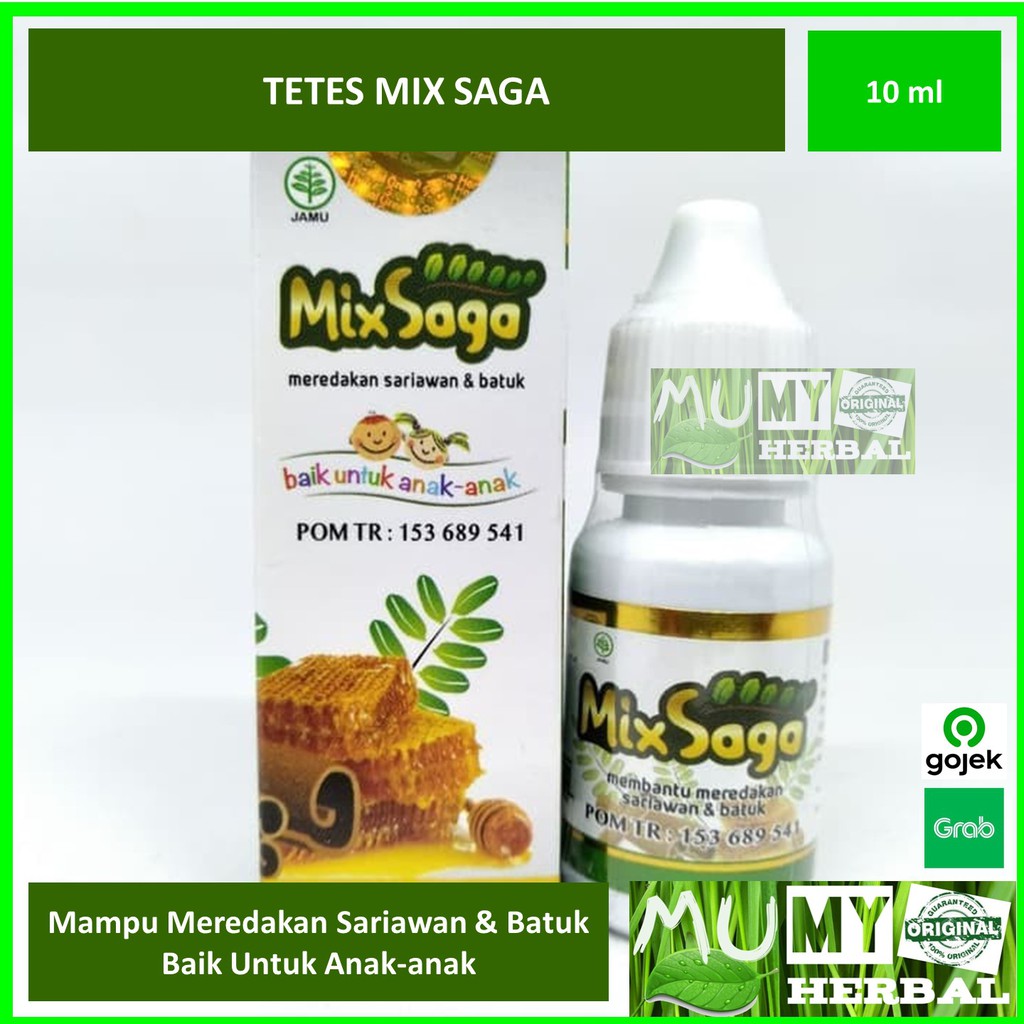Tetes Mix Saga Obat Sariawan Obat Batuk Anak Obat Sariawan Anak
