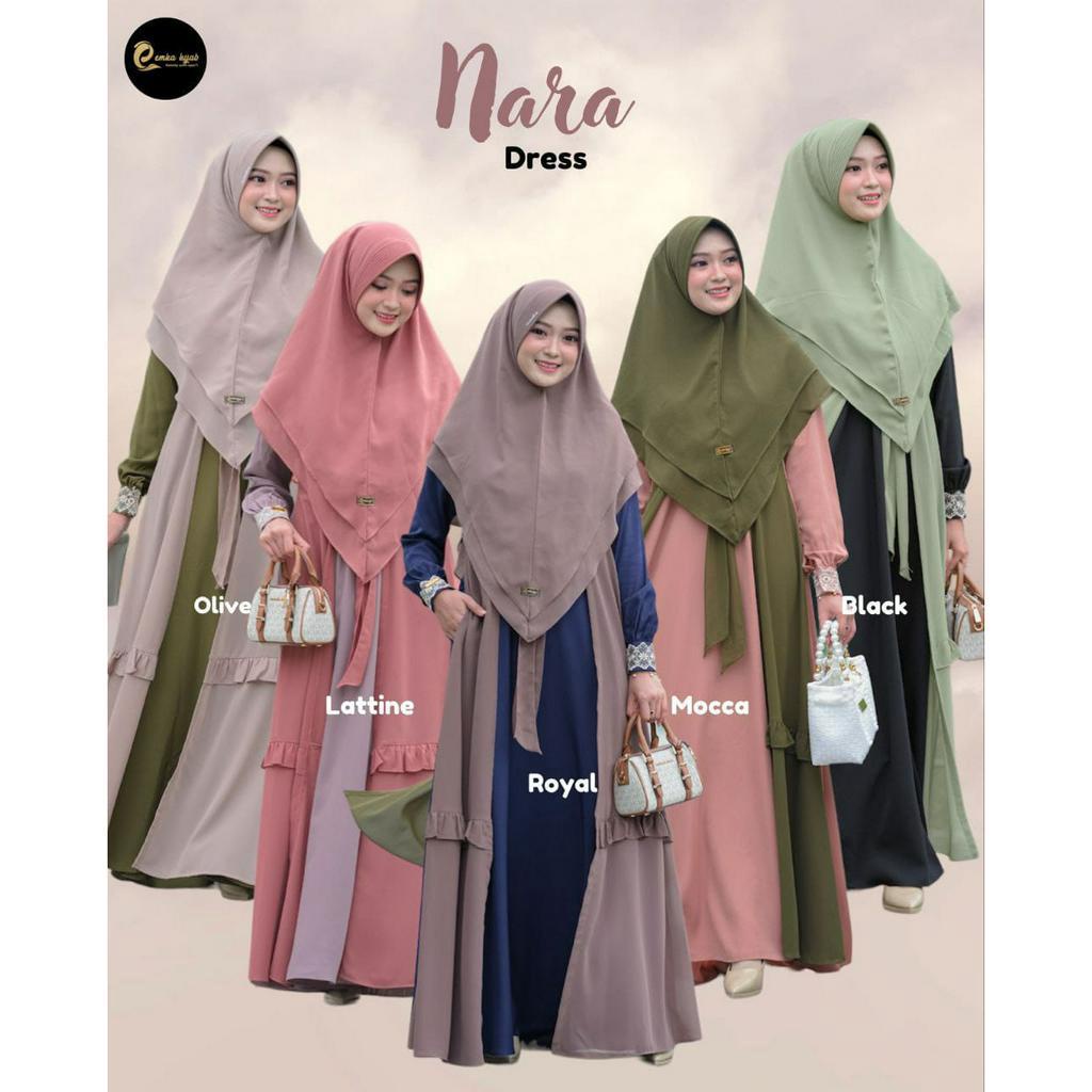 NARA DRESS BY EMKA HIJAB