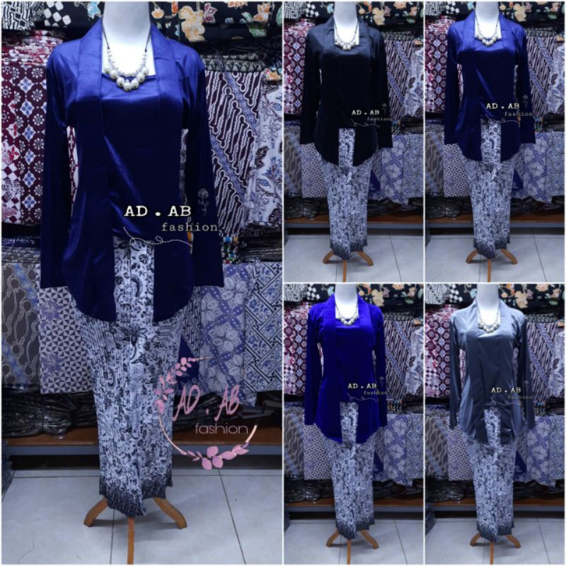 KEBAYA BLUDRU POLOS Kutubaru