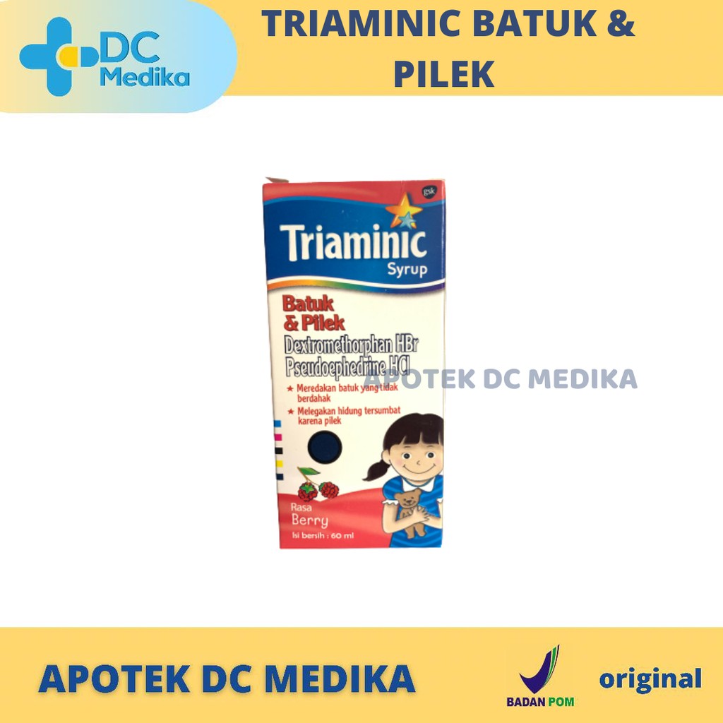 TRIAMINIC EKSPEKTORAN PILEK / OBAT BATUK PILEK / BATUK BERDAHAK