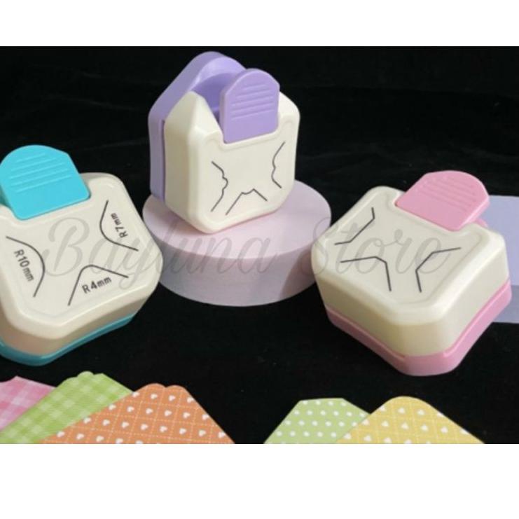 

[KODE BARANG FVM70] Round Corner 3 in 1 R4 R7 R10 Pemotong Kertas Sudut Corner Rounder Puncher Fancy Corner Punch