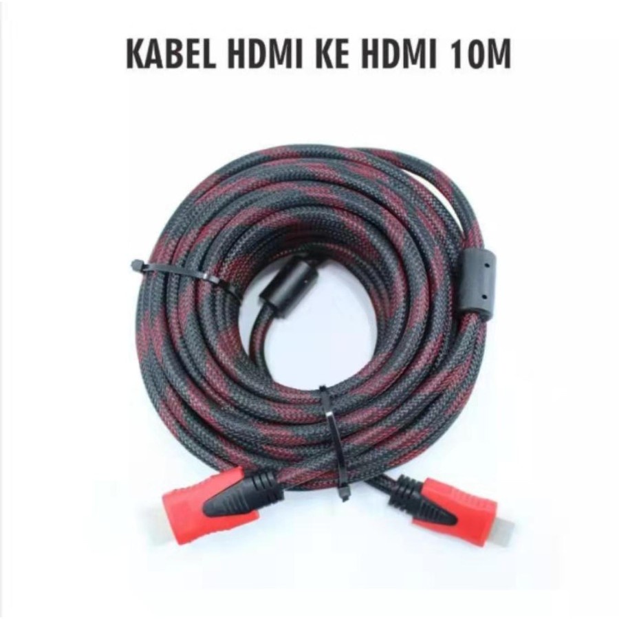 Kabel HDMI 10m Serat / Kabel HDMI to HDMI 10m / Kabel HDMI jaring10 meter