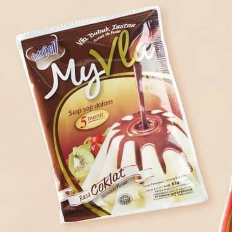 

Nutrijell My Vla Cokelat 63gr (per sachet)