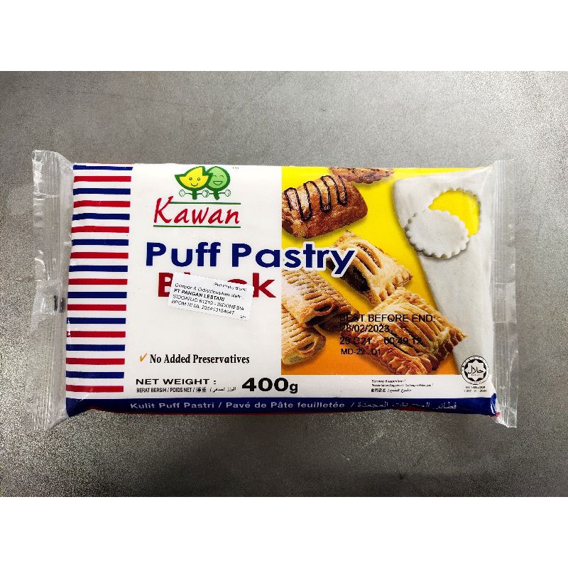 

Kawan Puff Pastry Block 400gr