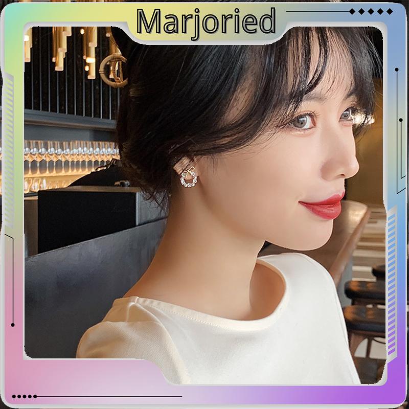 Fashion Korea Sepasang Anting Mutiara Garland Aksesoris Mode-MJD