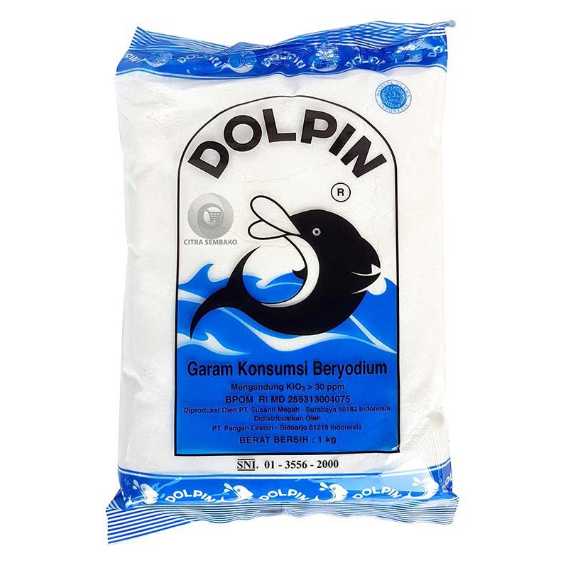 

Garam Halus Dapur Dolphin - 250Gr