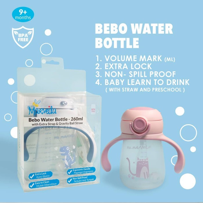 Marveila Bebo Water Bottle 260ml