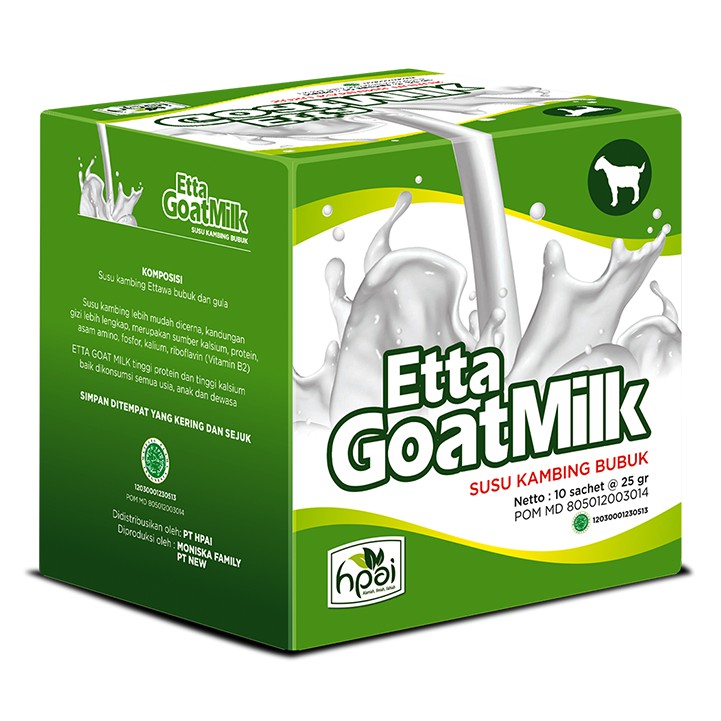 

HNI Etta Goat Milk l Susu Kambing Ettawa