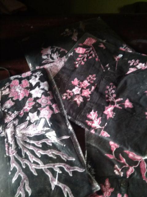 (dua Warna)batik Couple  Keluarga Ayah Ibu Dan Anak Murah Berkualitas Istimewa Motif Cibulan