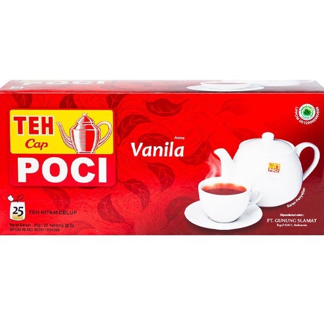 

TEH CAP POCI AROMA VANILLA (CELUP 25 x 2gr)