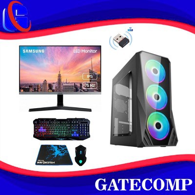 PC Gaming Lengkap i7 / Geforce GT 1030  2GB/ DDR 8GB/SSD 120 GB /LED  24 Samsung Curved