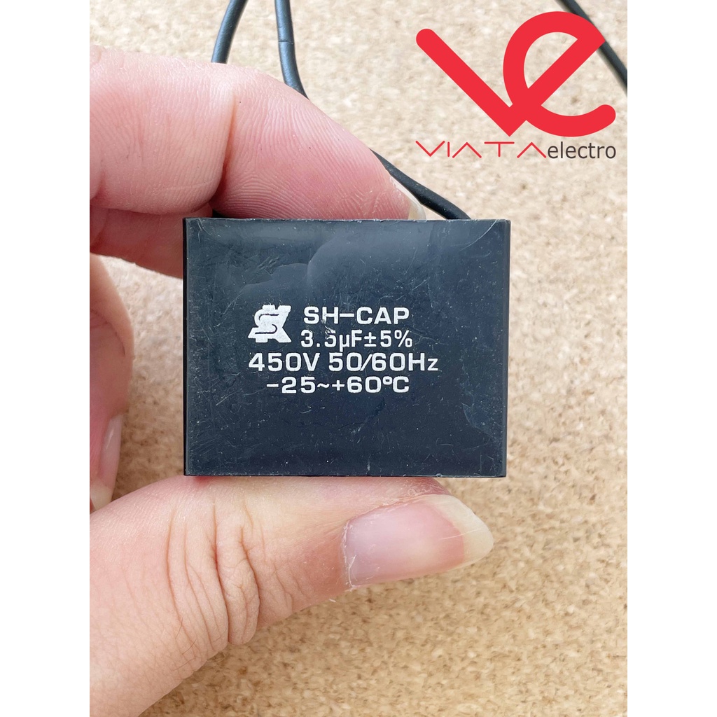 KAPASITOR KOTAK 3.5UF 450VAC CAPACITOR KOTAK 3,5UF AC, KIPAS