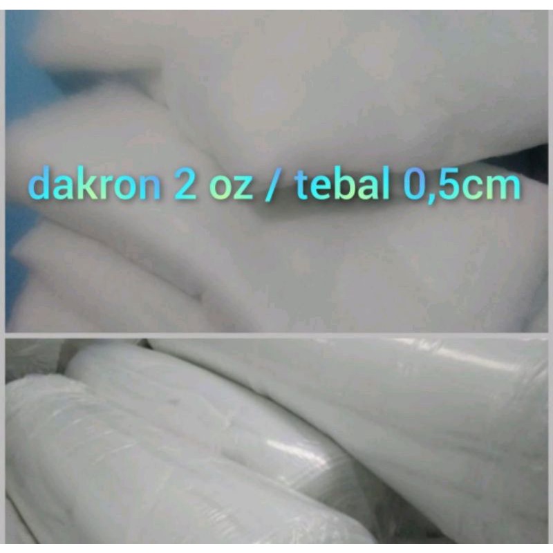 dakron lembaran-dakron meteran-dacron bahan kerajinan