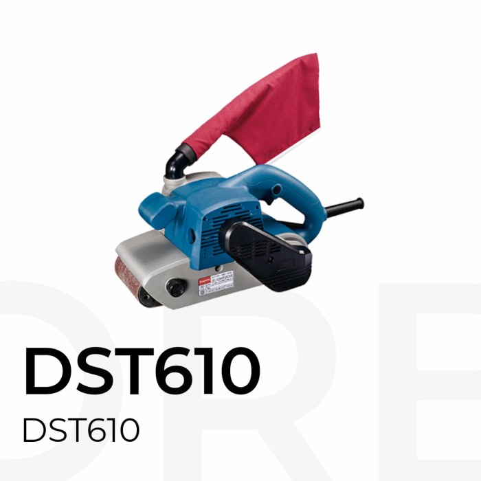 dongcheng belt sander dst610 - mesin amplas dongcheng