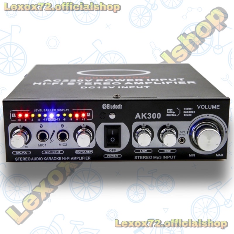 Amplifier EQ Audio bluetooth | penguat daya audio