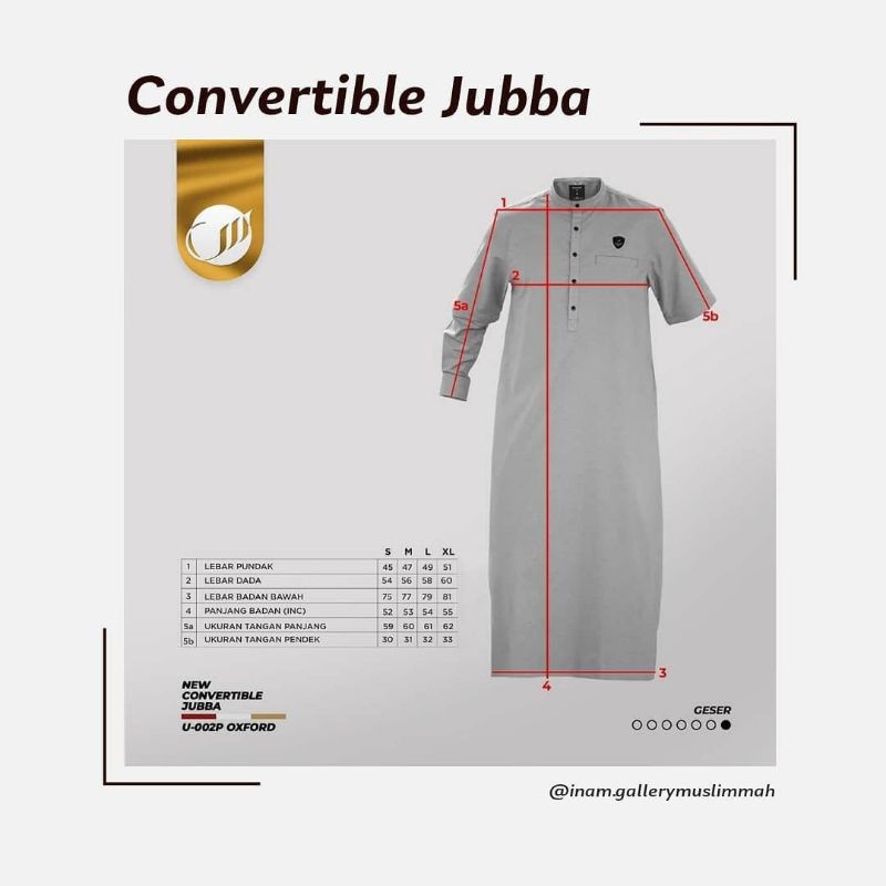 CONVERTIBLE JUBBA U002P SAMASE