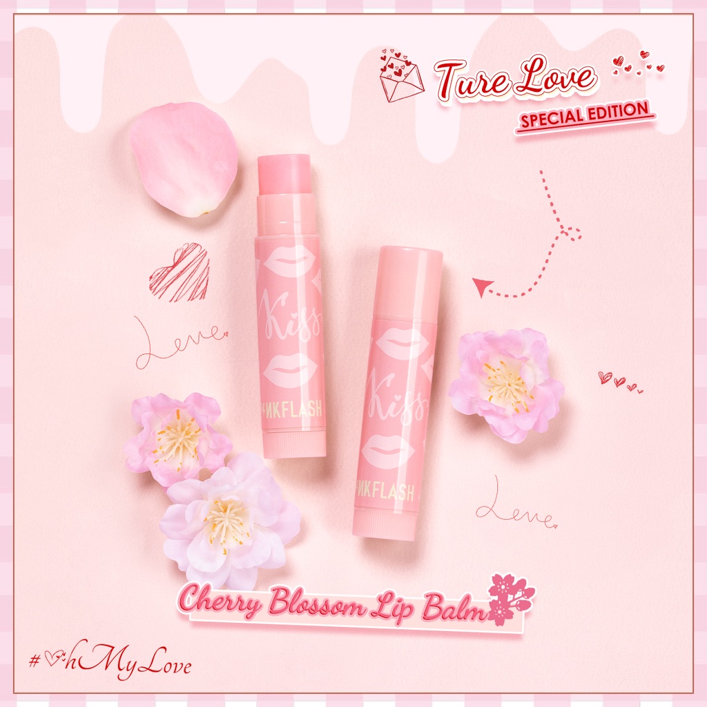 Pinkflash OhMyFresh Natural Cream Lip Balm Pinkflash Lasting Moist Soft Lips Moisturizing Menutrisi Bibir - L03#3