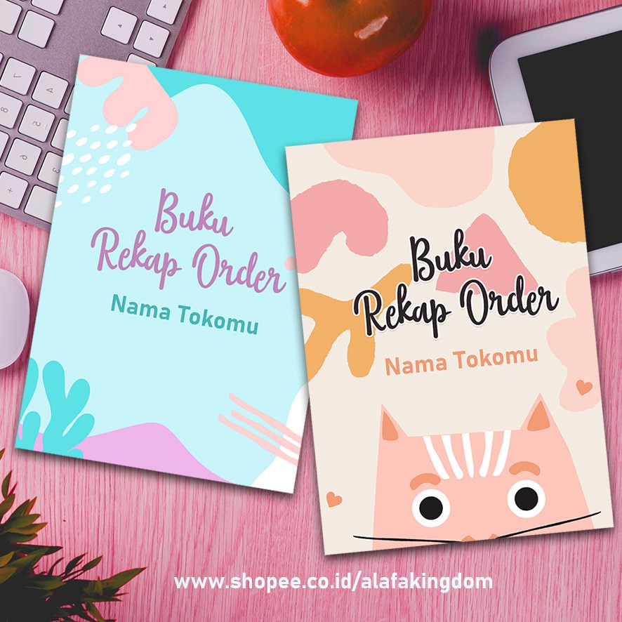 

AlafaKingdom 007-008 Buku Catatan Penjualan / Buku Rekap Stock / Buku Rekap Order / Buku Rekap Penjualan