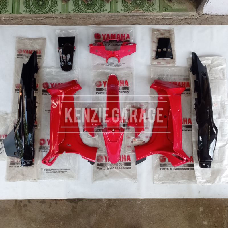 Cover Body Full Set Fullset F1ZR FIZR Merah Hitam 2003 Original YGP