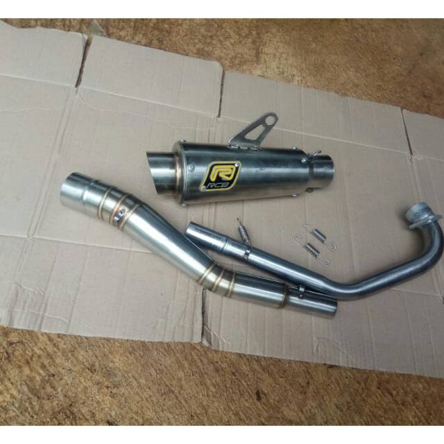 KNALPOT  RCB PNP JUPITER MX NEW OLD KNALPOT RACING RCB SATRIA FU VIXION SONIC MX KING RCB RACING KNA