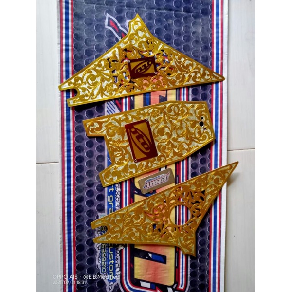 pemanis Rangka vixion+kolongan spakbord belakang