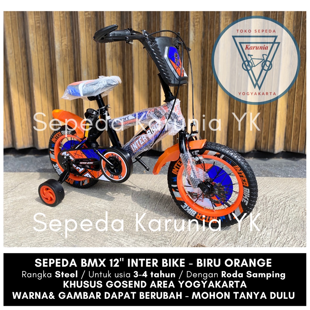 [EKA JAYA SEPEDA] Sepeda Anak BMX 12 inch Interbike (Boys)