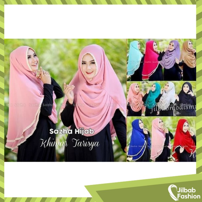 Hijab Jilbab Khimar Tarisya Hijab Instan Jilbab Instan Aksesoris Pesta