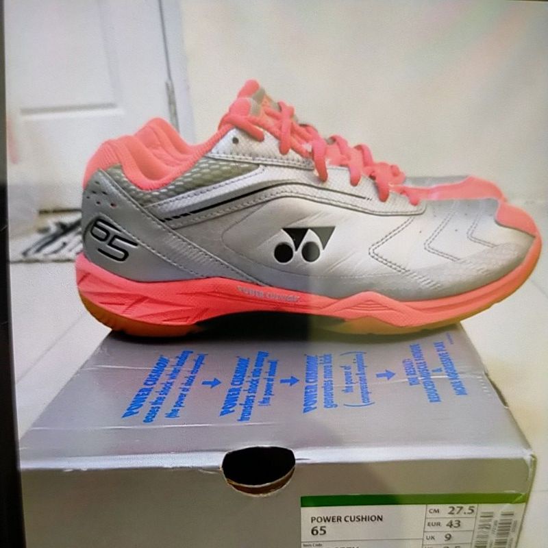 Sepatu Badminton Yonex SHB silver original
