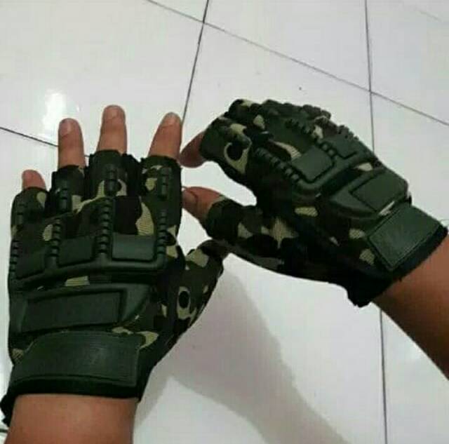 Sarung Tangan Pendek Bikers Airsoft User terbaru