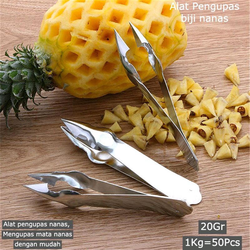 ALAT PENGUPAS BIJI BUAH NANAS BAHAN STAINLESS STELL HARGA PER BUAH