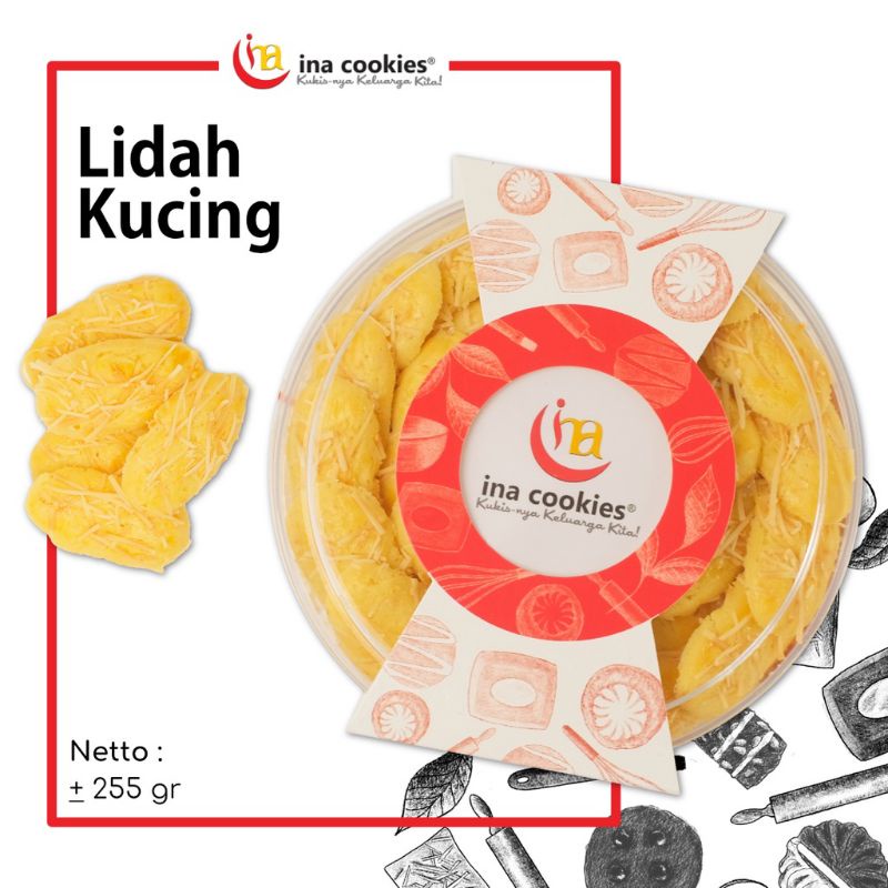 

INA COOKIES REGULER - LIDAH KUCING KEJU