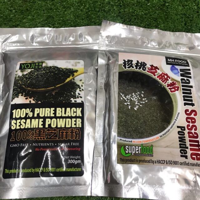 Black Sesame Powder and Walnut Sesame Powder 300gr