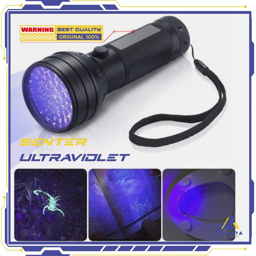 LED Senter Ultraviolet UV 400nm 51