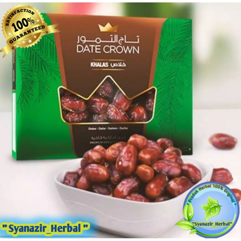 

Kurma Khalas Date Crown ORIGINAL Premium Emirates Dates 1kg