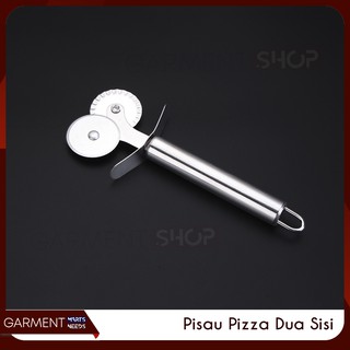 Alat Potong Kue Pizza Cutter Cake Server Stainless Pisau Adonan Model