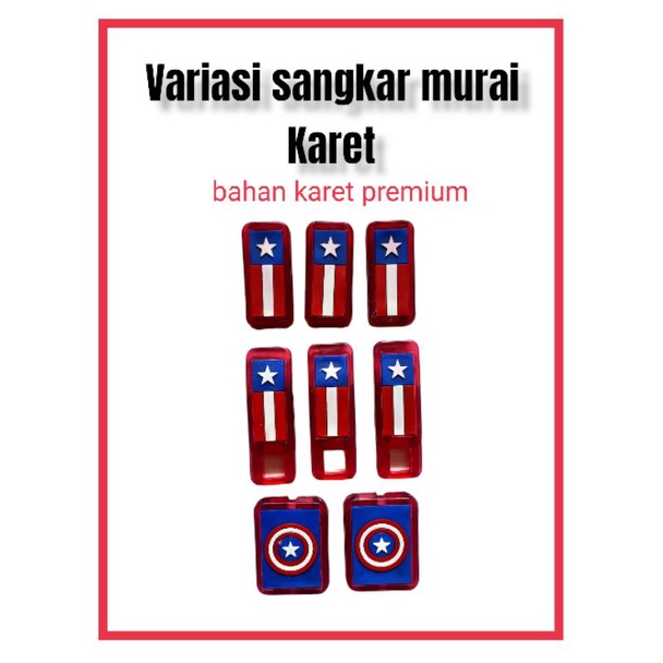 variasi sangkar murai (MERAH) bahan karet premium