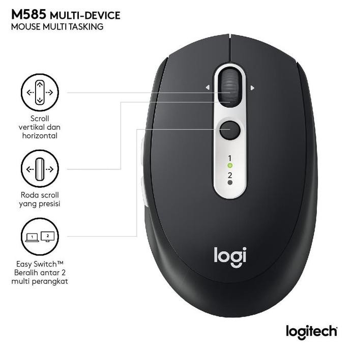 Logitech M585 Multi Device Wireless Mouse Medanbaiak.Store