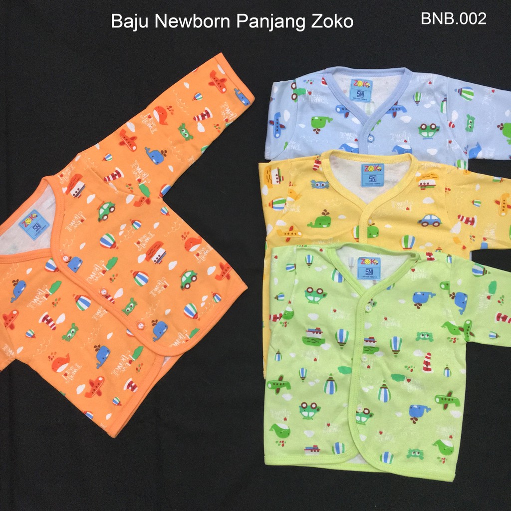 Baju Bayi Zoko Bis Panjang Warna