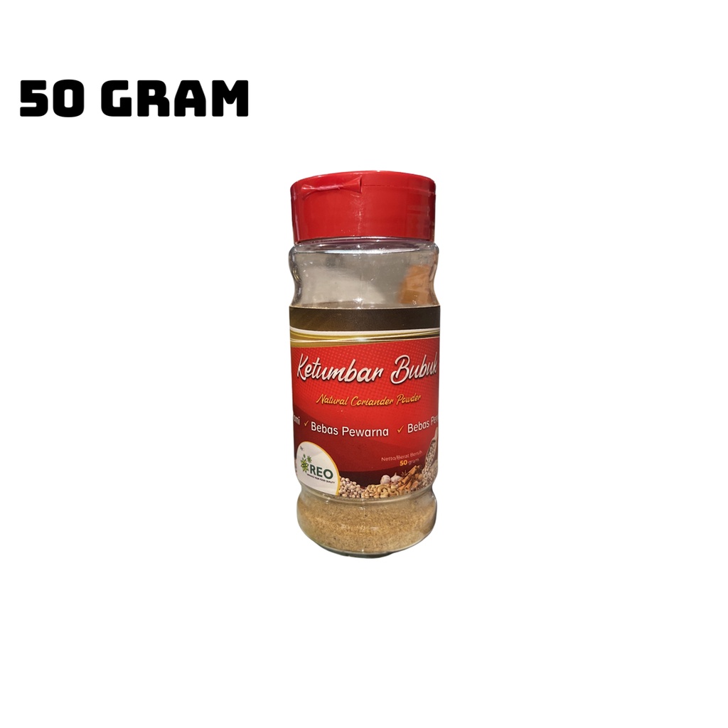 Ketumbar Bubuk Botol Cap REO 50 Gram - Eceran