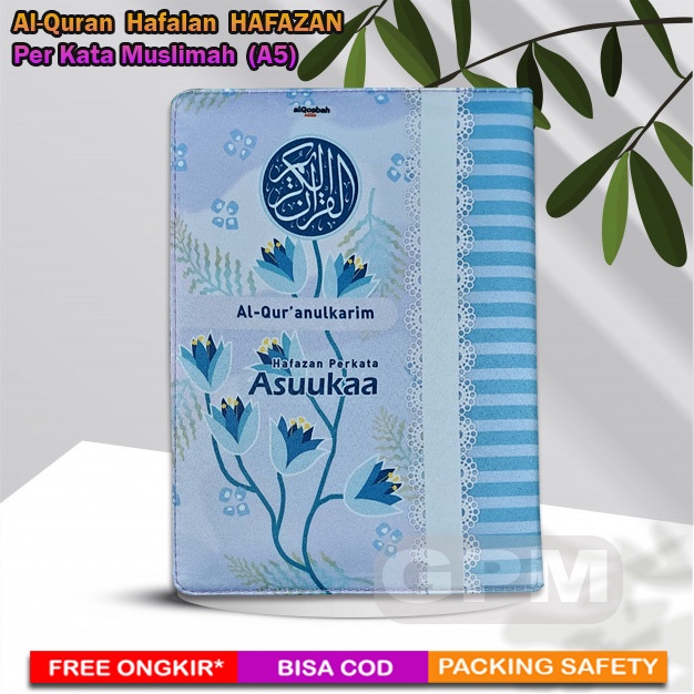 Al-Quran Hafalan Hafazan Per Kata Muslimah Jaket Asuuka | A5 | Al-Qosbah