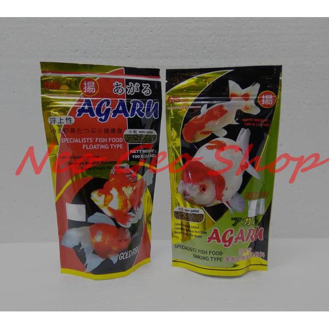 

Makanan Pakan Ikan Koki Agaru 100Gr Floating / Sinking Type