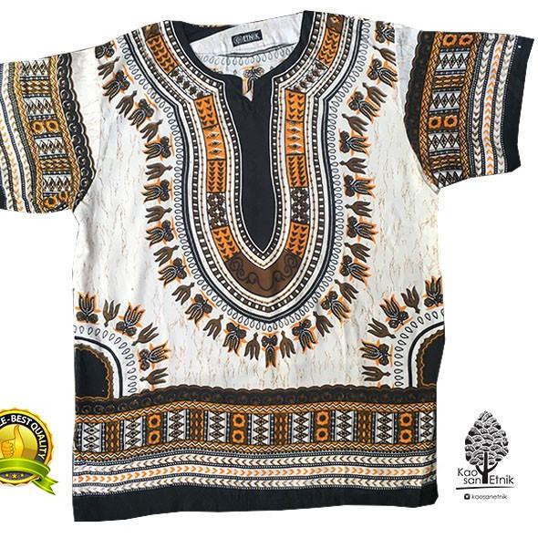 Baju Etnik Kaos Etnik Dashiki Bohemian Style All Size Pria Wanita Warna Hitam Shopee Indonesia