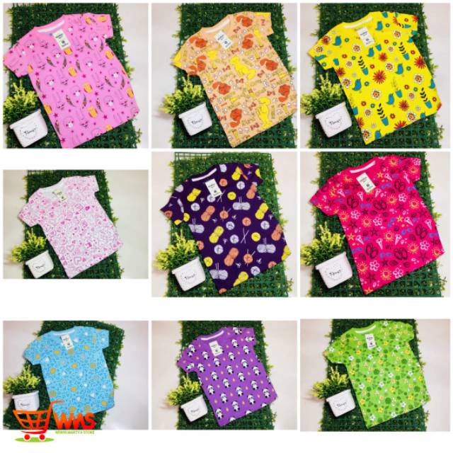 [READY JATENG] KAOSH OSHKOSH ANAK PEREMPUAN 2-10 T / OSHKOSH FULL PRINT CEWEK CEWE