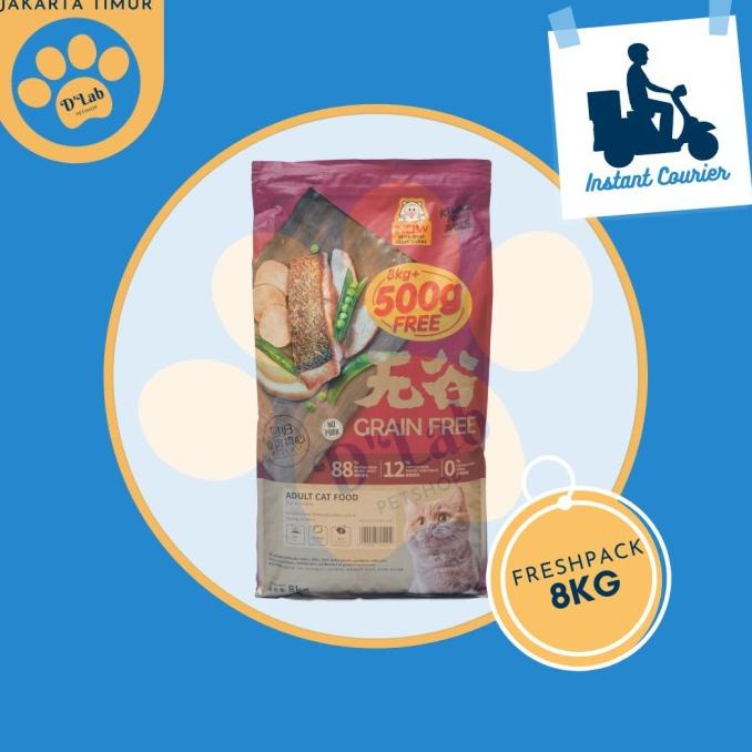 

Kitchen Flavor Grain Free Adult Cat Food 8Kg Freshpack 8 Kg Grab/Gojek