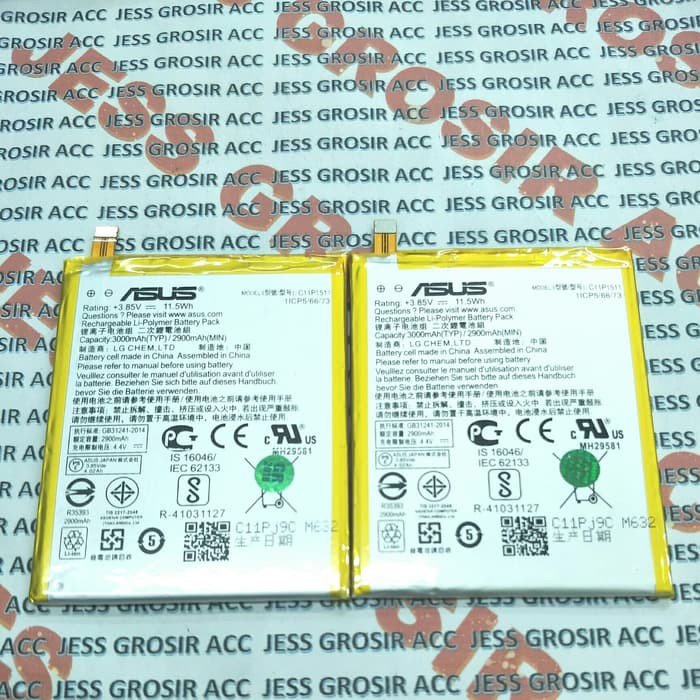 Baterai Battery Original ASUS Zenfone 3 Deluxe Z012DA Z012DE C11P1511