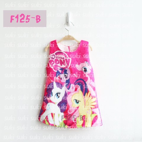 Dress Jacquard Anak Perempuan My Little Pony (F125-B)