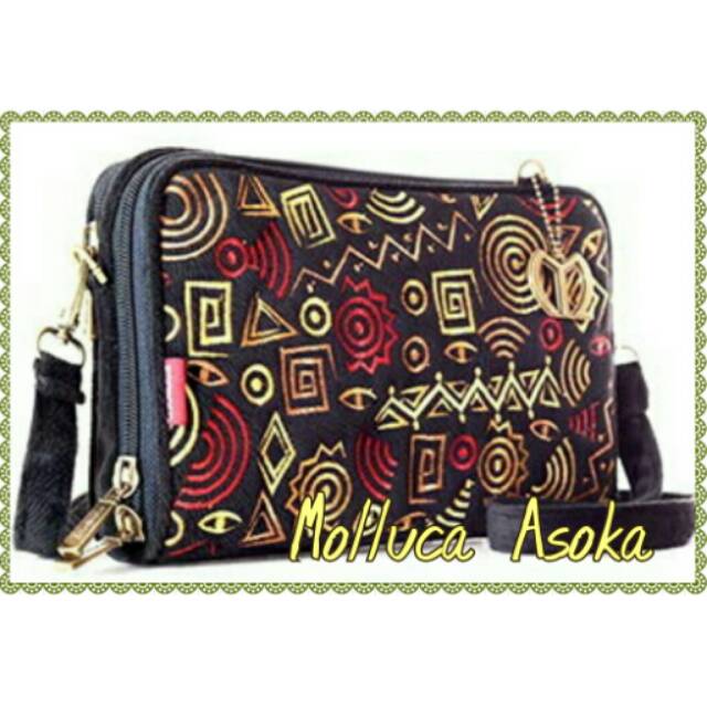 TAS SELEMPANG DOMPET CANTIK ORGANIZER MOLLUCA ASOKA