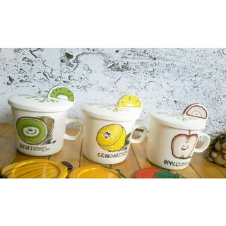  GELAS  MUG MOTIF  ANEKA BUAH MUG KERAMIK  MUG LUCU MUG CANTIK 